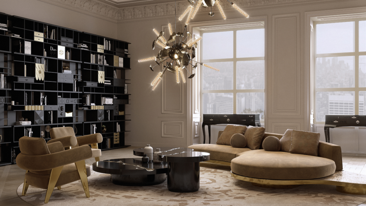 Modern Living Room Chandelier Ideas That Make a Statement